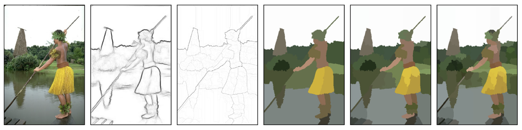 Image simplification with Higra using a hierarchy of watershed cuts